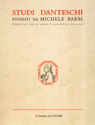 studi danteschi Di Fonzo
